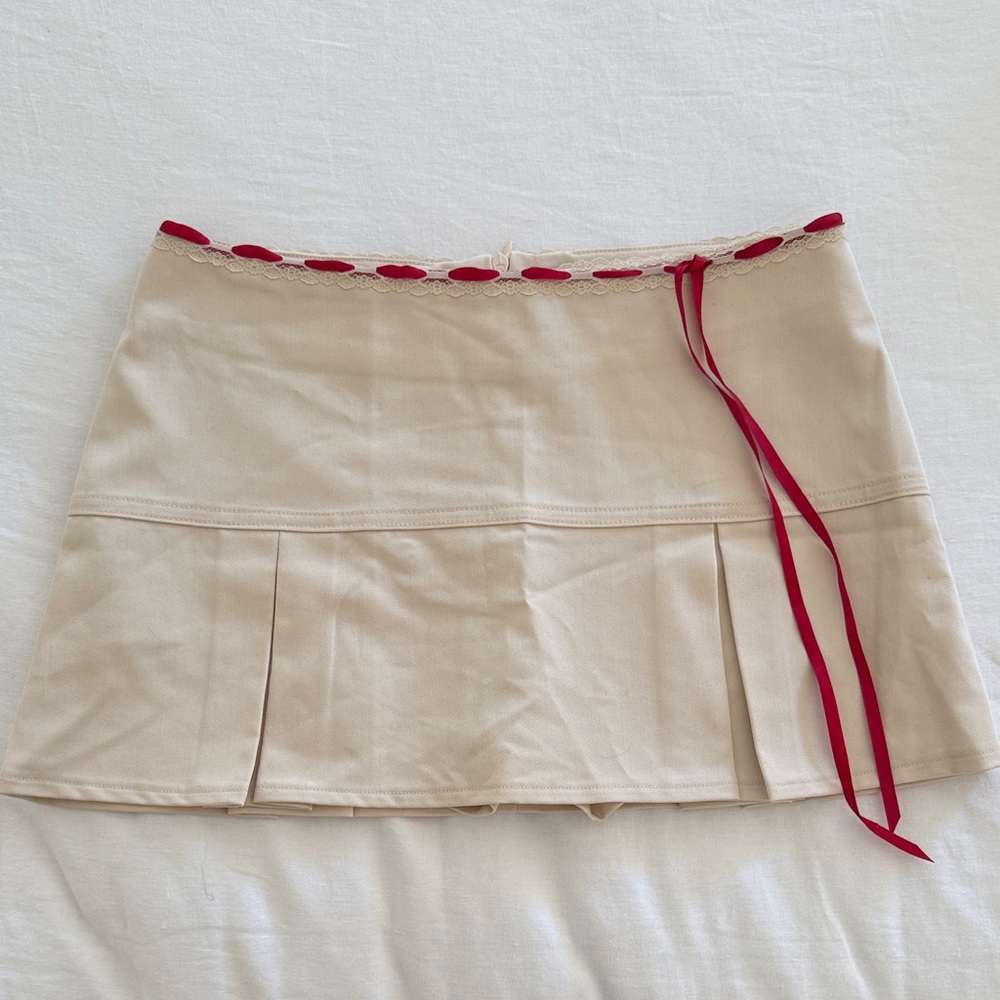 MOTEL Beige Skort